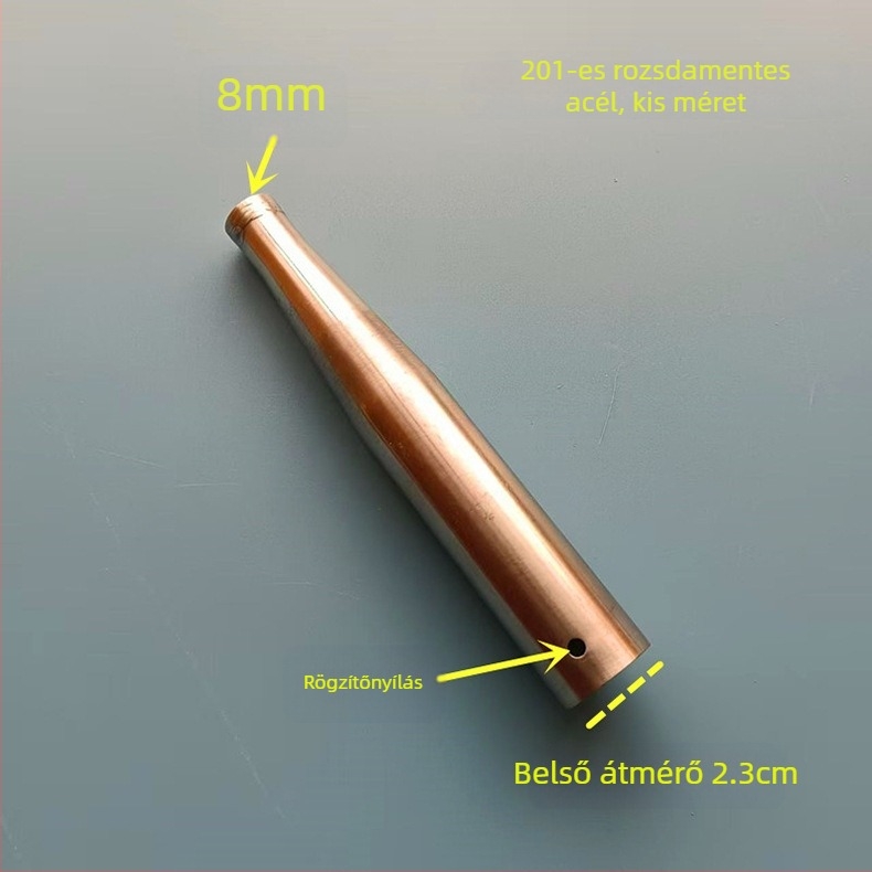 Csavaros fém hüvelycsatlakozó fa markolathoz – átalakító ízület olyan eszközökhöz, mint halászati villa, kasza és háló