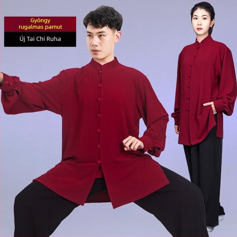 Tai Chi ruházat férfiaknak és nőknek, edzőruha csoportos előadásokhoz
