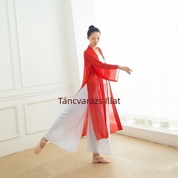 Uniszex klasszikus táncruha köpeny és géz köntös, hosszú, lafton kardigán; Spandex <30%; 2025 tavasz; néptánc; 35–39 évesek