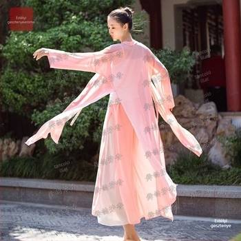 Uniszex klasszikus táncruha köpeny és géz köntös, hosszú, lafton kardigán; Spandex <30%; 2025 tavasz; néptánc; 35–39 évesek