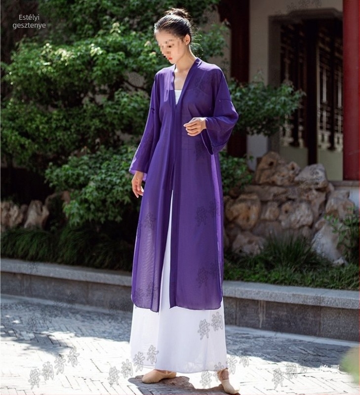 Uniszex klasszikus táncruha köpeny és géz köntös, hosszú, lafton kardigán; Spandex <30%; 2025 tavasz; néptánc; 35–39 évesek