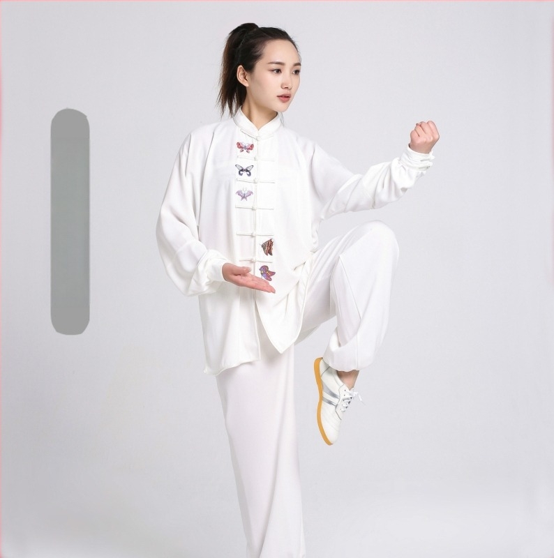 Tai Chi Unisex Starlight Hemp Nyomtatott Egyszínű Ruházat; Anyag: Starlight Hemp; Szövet Összetétel: 100% Poliészter; Minta: Egyszínű; Felnőtteknek