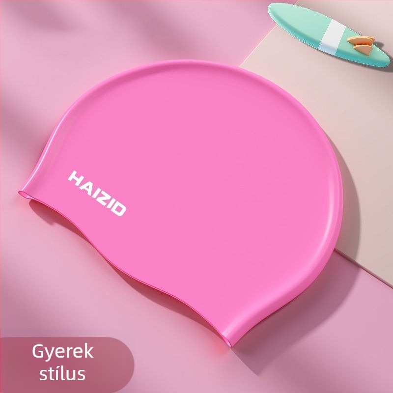 HAIZID gyerekeknek szánt szilikon úszósapka, úszáshoz és sekély vízben való használatra