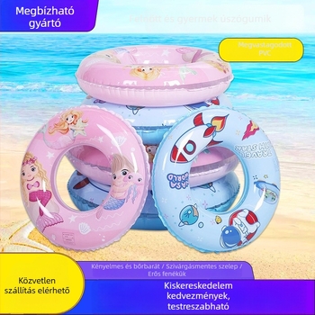 KND Gyerek úszógumi – átlátszó PVC, 0,18 mm vastagság, gyerekeknek