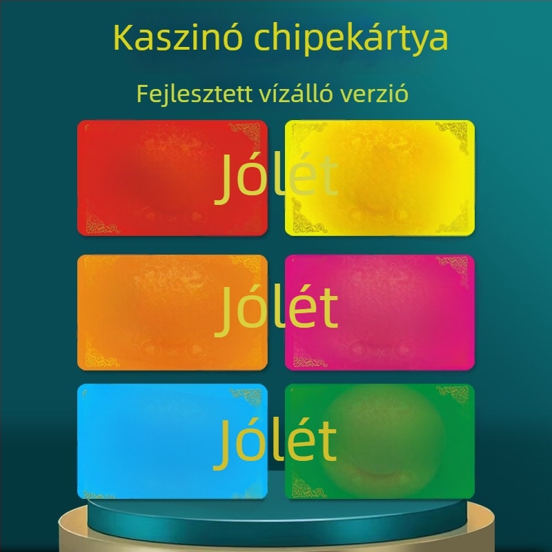 Matt felületű chip érme Mahjonghoz és kártyaszobákhoz - névérték nélküli, szórakozás