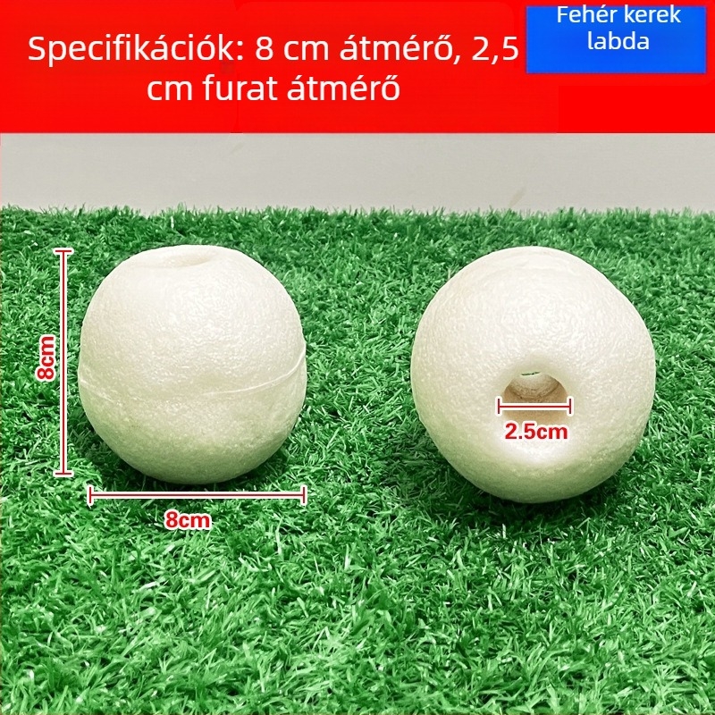 PVC habos úszólabda kikötők és vízi utak számára, figyelmeztetés halászhálókhoz, 10 cm, nagy úszóerő