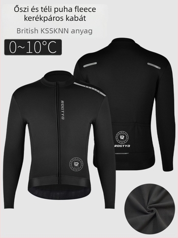 Férfi téli kerékpáros ruházati szett – szélálló, meleg anyag, országúti kerékpározáshoz