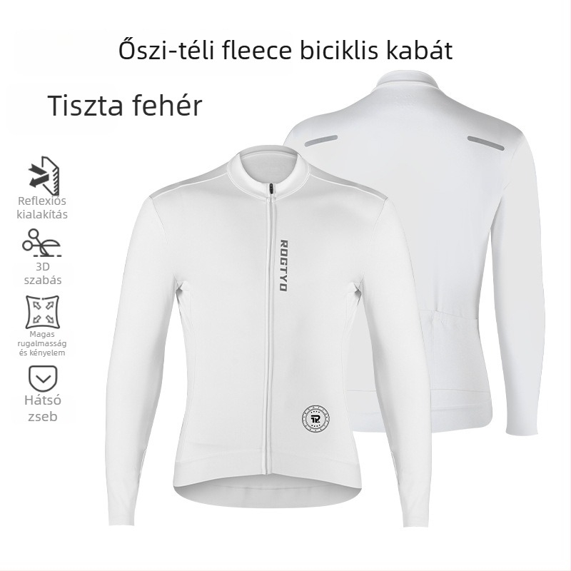 Férfi téli kerékpáros ruházati szett – szélálló, meleg anyag, országúti kerékpározáshoz