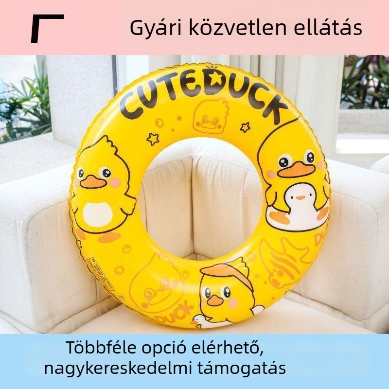 Vastagított gyerek úszógumi rajzfilm mintával – fiúknak, lányoknak és felnőtteknek