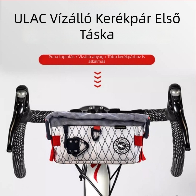 ULAC vízálló kormánytáska kerékpárhoz, többfunkciós, 3L kapacitás, hegyi kerékpár