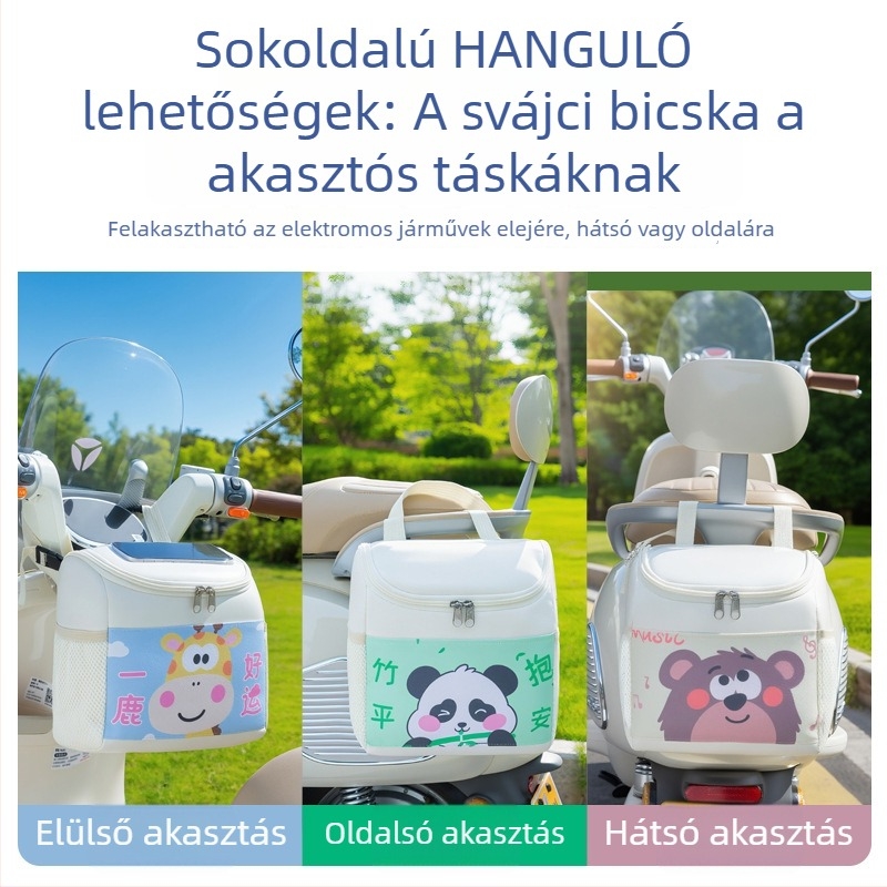 Nothing márkájú elölről szerelhető kerékpár táska telefon töltőhöz, vízálló, nagy kapacitású