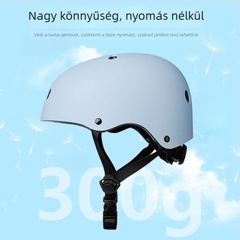 Gyerekeknek szánt kerékpár- és görkorcsolya sisak – állítható fél sisak, ABS+EPS, gyerekeknek, testreszabható minta