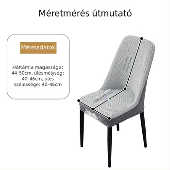 Nordic stílusú ívelt székhuzat poliészterből, geometriai mintával, csúszásmentes, kopásálló és porálló, otthonra, étterembe, szállodába és nappaliba, 160 g