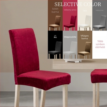 Székfedő – egy darabból álló kialakítás, Silver Fox Velvet anyag, porvédő, négy évszakos univerzális, minimalista stílus