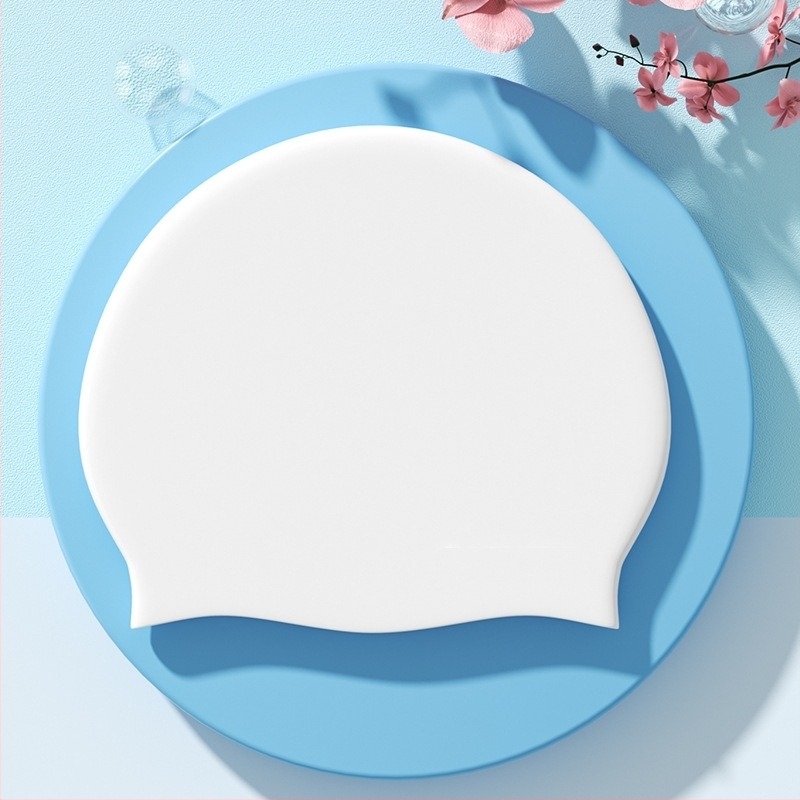 Felnőtt szilikon úszósapka, egyszínű minta, Guangdong eredetű, úszáshoz és vízisportokhoz