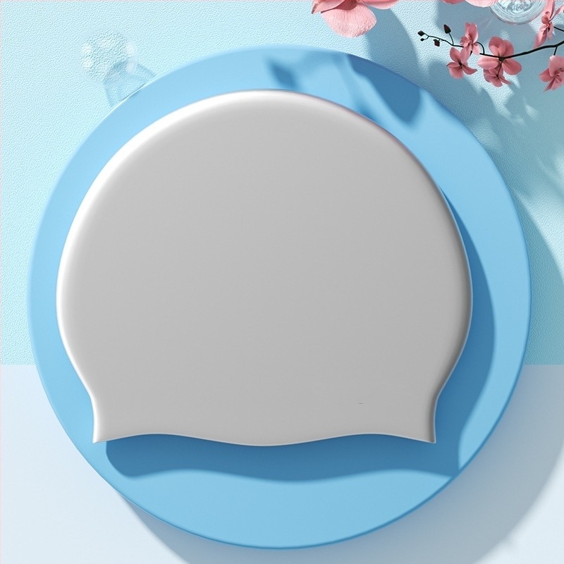 Felnőtt szilikon úszósapka, egyszínű minta, Guangdong eredetű, úszáshoz és vízisportokhoz