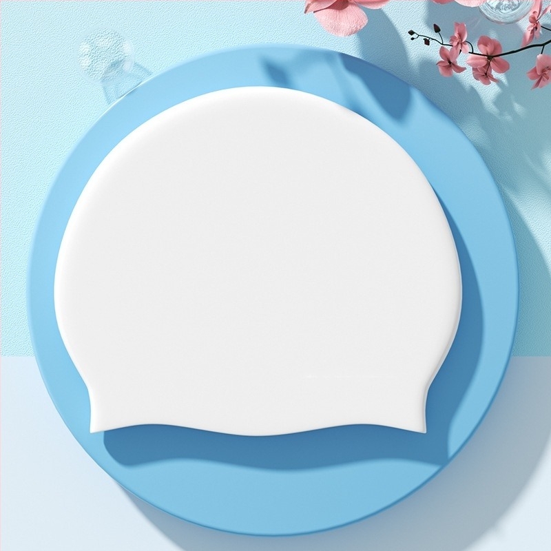 Felnőtt szilikon úszósapka, alkalmas úszásra és vízi tevékenységekre