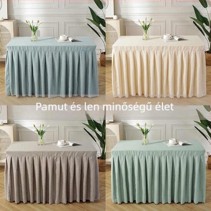 Asztalterítő kémiai rostból, négyszögletes alakú, egyszerű és modern stílus, magas hőmérséklet-állóság, minta 14863995