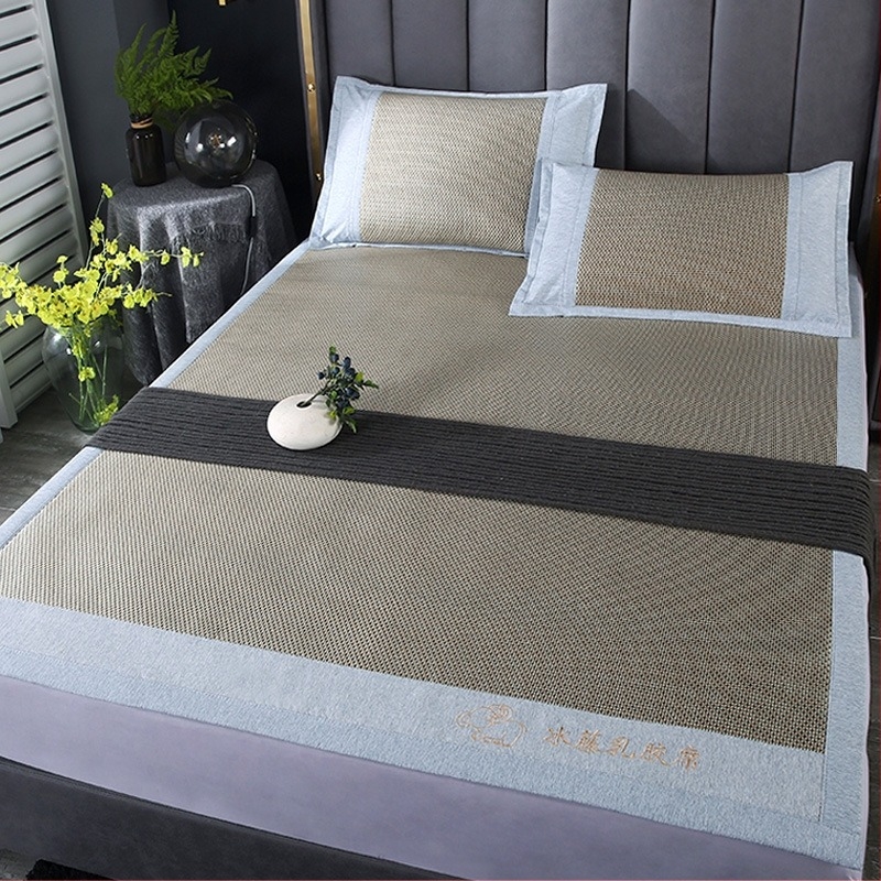 Baisini latex jég-rattan matrac 3 részes készlet, vastított, 1,8 m-es dupla ágyhoz, hímzett modern stílus