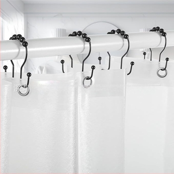 Rozsdamentes acél zuhanyfüggöny kampó, dupla kampó, modern és minimalist dizájn
