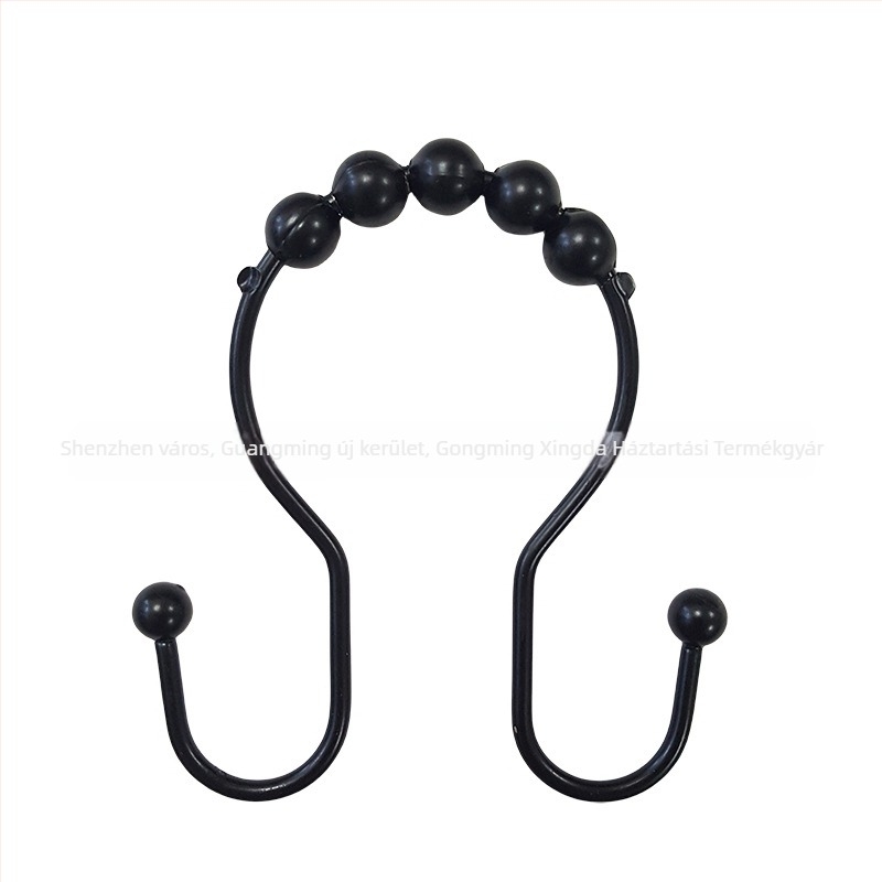 Rozsdamentes acél zuhanyfüggöny kampó, dupla kampó, modern és minimalist dizájn