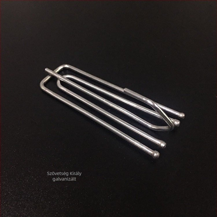 Vasból készült függönykampó, négyágú kampó, univerzális függöny tartozék, modern minimalist stílus