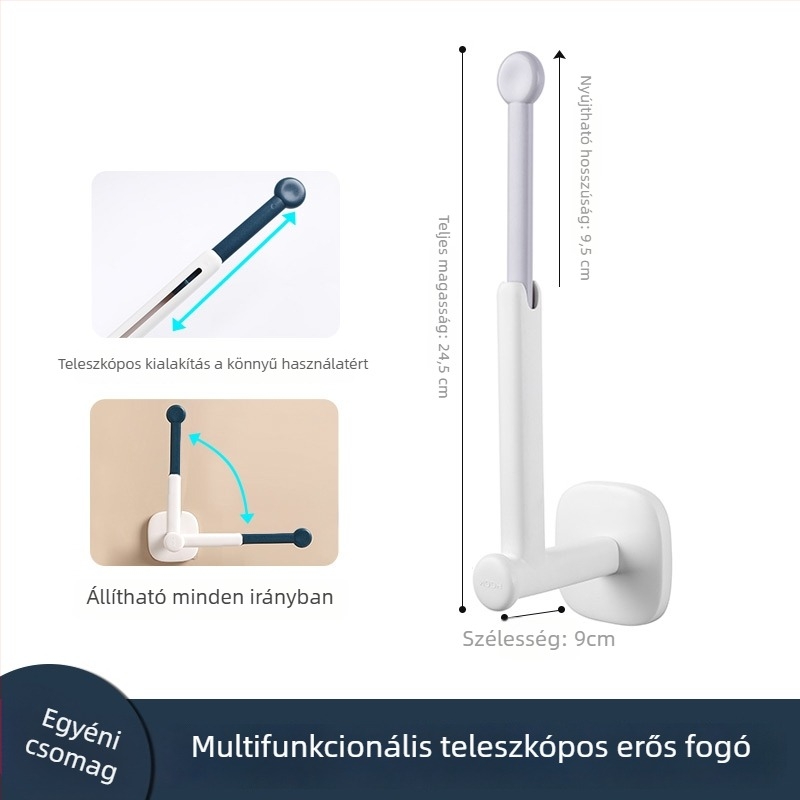 Fúrás nélküli függöny tartó – falikötő kampó zuhany- és ajtófüggönyhöz (anyag: selyem virág; kód: F97st76j668st5; márka: Other; stílus: általános)