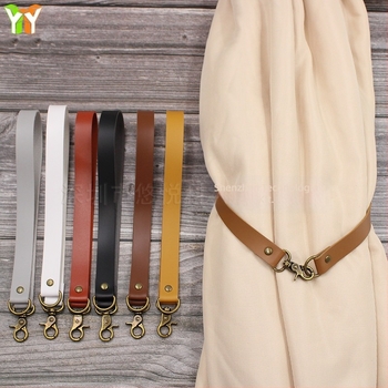 PU bőr függönyszalag — állítható, személyre szabható, modern minimalista stílus