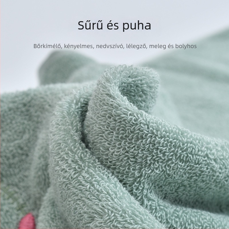 100% pamut törölközők ajándékdobozban – 2 db, puha, nedvszívó arctörölközők, 110 g/db