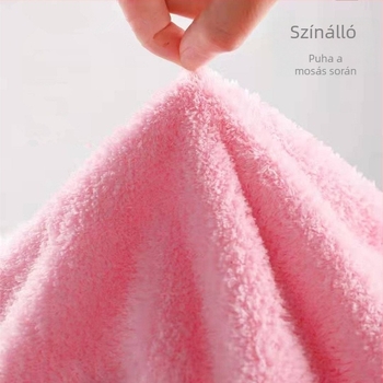 Fürdő- és arc törölközők ajándékdobozban – coral fleece, 80–100 g, sima szövés, 21s szál, testreszabás elérhető