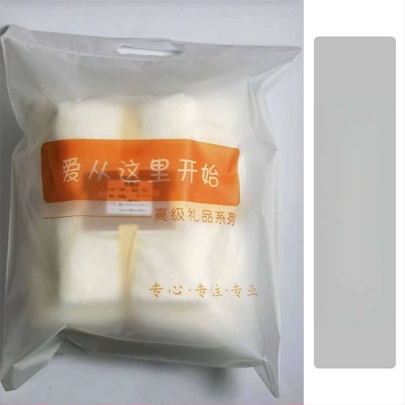 Ajándék törölközőkészlet dobozban, korall fleece, 320 g, sima szövés, logó nyomás elérhető