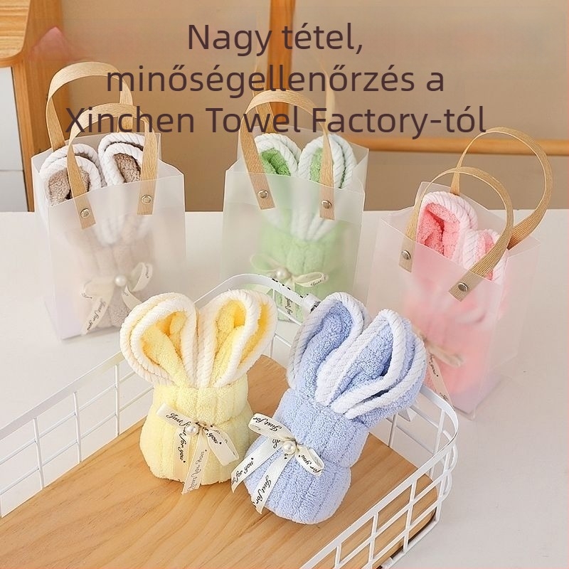 Nyusziformájú törölköző, korall fleece, 100D szál, vágott velúr felület