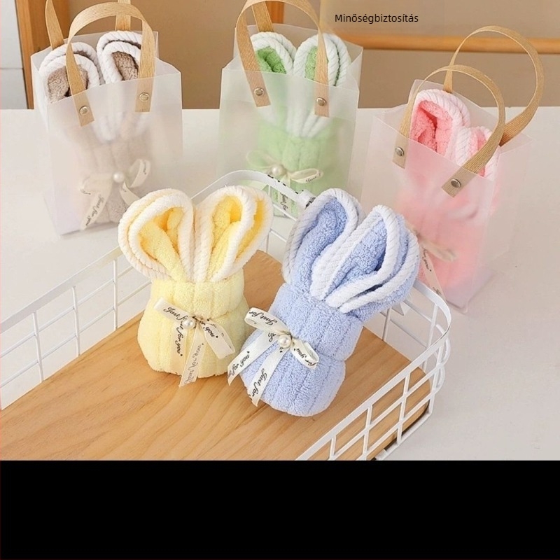 Nyusziformájú törölköző, korall fleece, 100D szál, vágott velúr felület