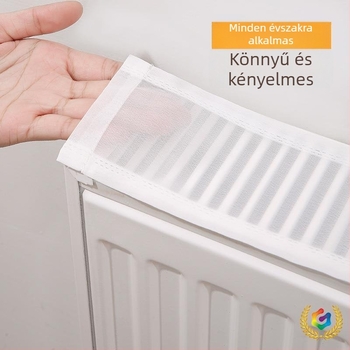 Radiátor porvédő, egyszerű és modern stílus, nappaliba való.
