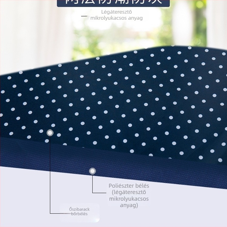 Ruhák porvédő tok, univerzális stílus, selyem virág anyag, porvédő