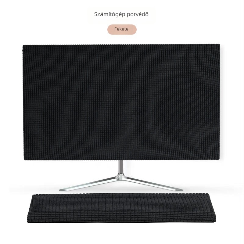 Asztali monitor porvédő és billentyűzetvédő – poliészter, márka Buwu, egyszerű stílus, számítógép védőfedél