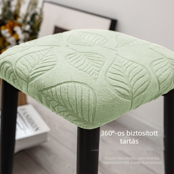 Négyszögletes taburet takaró – rugalmas poliuretán rost, négyzet alak, rácsos minta, díszíti a dekorációt