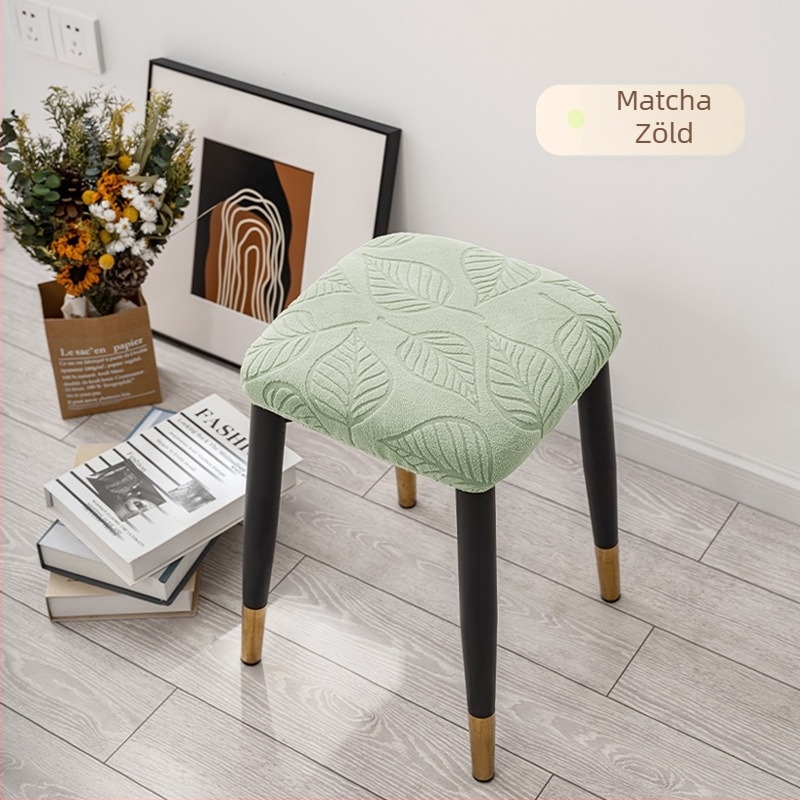 Négyszögletes taburet takaró – rugalmas poliuretán rost, négyzet alak, rácsos minta, díszíti a dekorációt