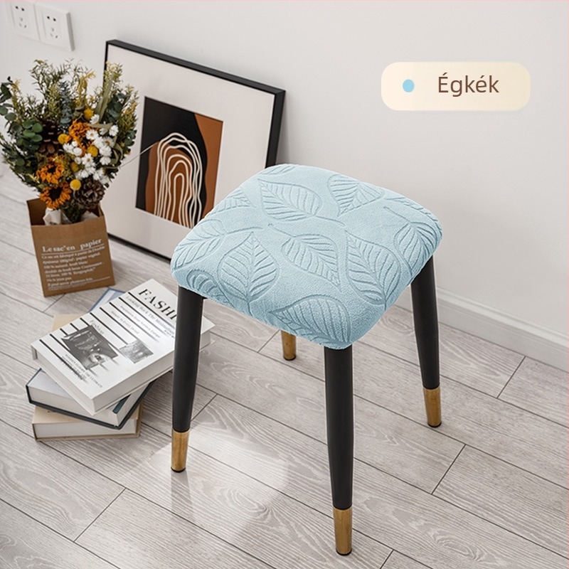 Négyszögletes taburet takaró – rugalmas poliuretán rost, négyzet alak, rácsos minta, díszíti a dekorációt