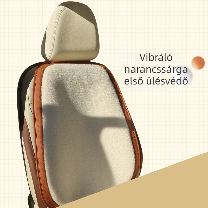 Autóülésvédő plüssből, téli kivitel, teljes elő- és hátsó ülésfedés, nem testreszabható, engedélyezett magánmárka