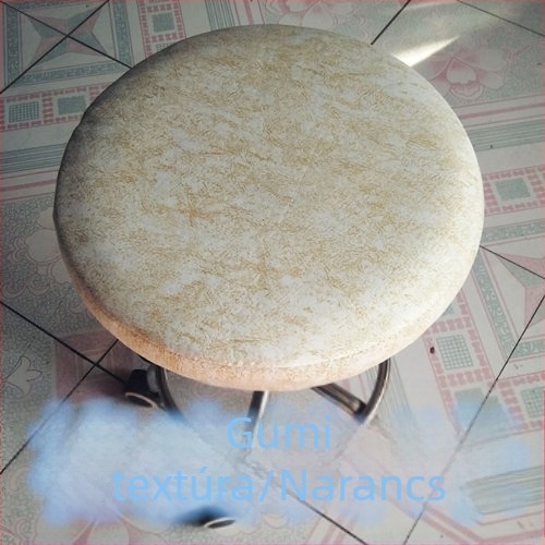 Kerek székhuzat, kevert anyagú, 65% pamut, csúszásmentes, kopásálló, egyszínű, modern minimalista stílus