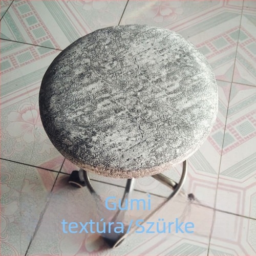 Kerek székhuzat, kevert anyagú, 65% pamut, csúszásmentes, kopásálló, egyszínű, modern minimalista stílus