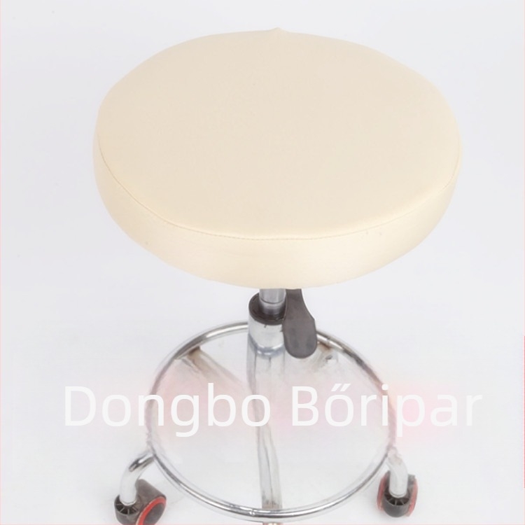 Kerek székhuzat, kevert anyagú, 65% pamut, csúszásmentes, kopásálló, egyszínű, modern minimalista stílus