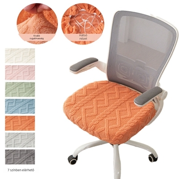 Irodai szék huzat, poliészter, négyzet alakú, csúszásmentes, kopásálló