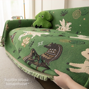 Chenille kanapé huzat, egy darabból álló, csúszásmentes, minden évszakra, modern minimalista luxus stílus
