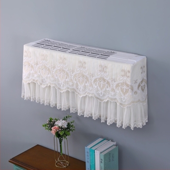 Miranda falra szerelhető klíma takaró, porvédő függöny, otthoni használatra, pamut-linen anyag, minimalist stílus