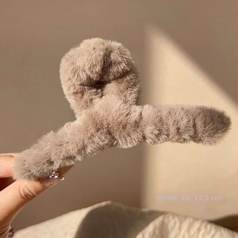 Gyerekeknek készült hajclip műanyag/gyanta – fogó (gripper) csipesz, aranyos minta