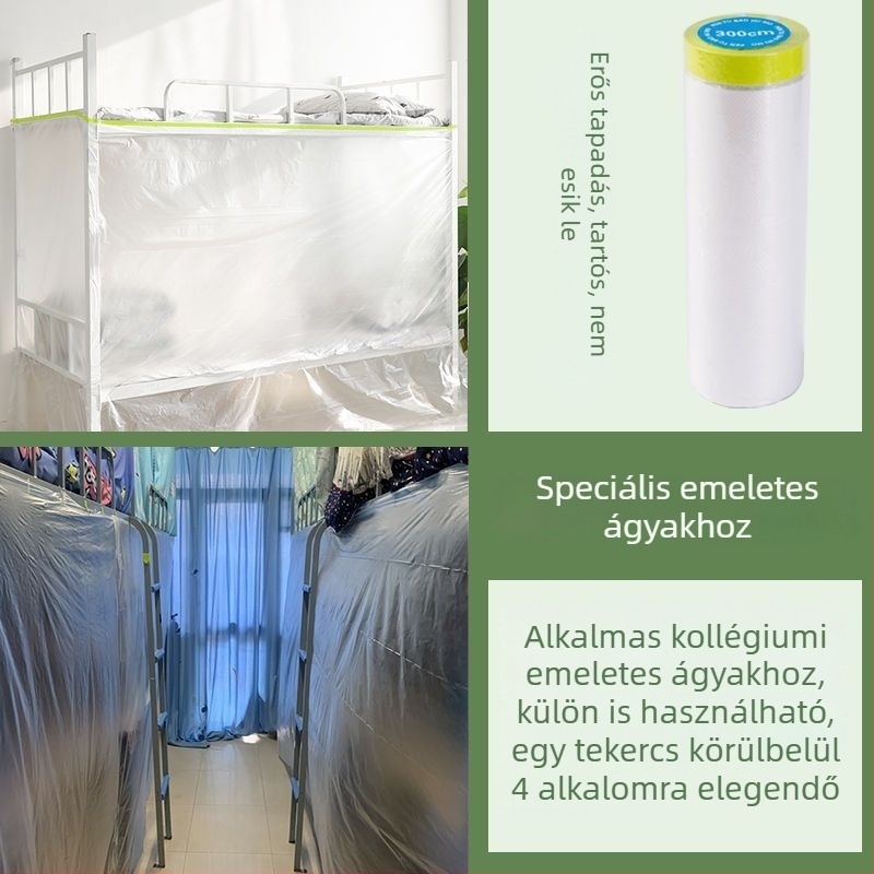 Egyszer használatos porvédő bútorfólia – kanapéra, ágyfejvégre és szekrényre