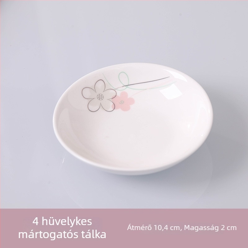 Otthoni kerámia étkészlet — szabadon variálható tálak és tányérok, mikrohullámú sütőben használható