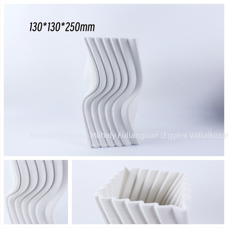 Porcelán váza, modern minimalista stílus; anyag: porcelán; kategória: váza; csomagolás: szokásos csomagolás.